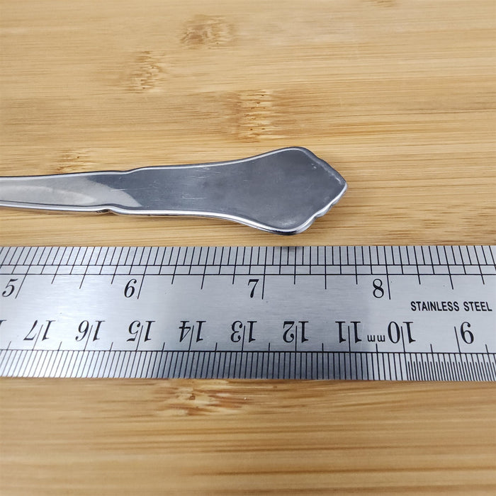 Ashmore Oneida Solid Gravy Ladle Spoon Stainless Burnished Handle Flatware