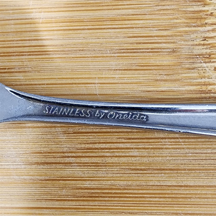 Ashmore Oneida Solid Gravy Ladle Spoon Stainless Burnished Handle Flatware