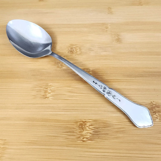 Ashmore Oneida Tablespoon Serving Spoon Stainless Burnished Flatware