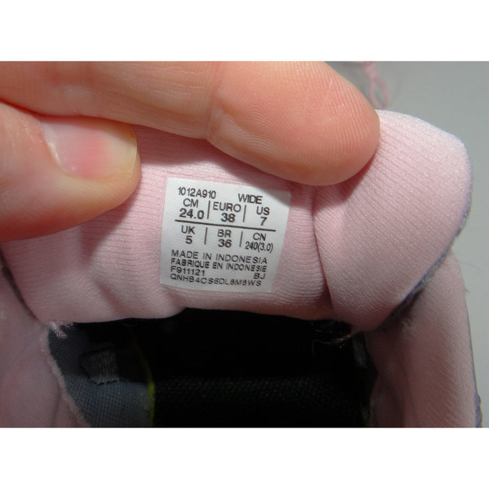Asics Gel Contend 7 Womens 7 Wide Grey Pink Running Shoes 1012A9102