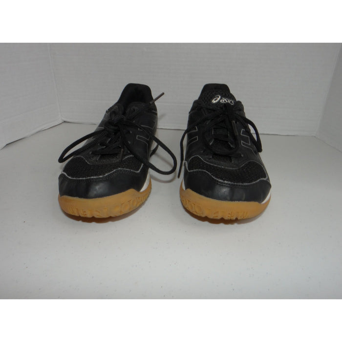 Asics Gel Rocket 8 Mens 7 Volleyball Shoes Black Silver B756Y Indoor Court Gum4