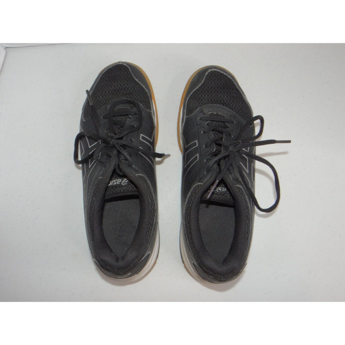 Asics Gel Rocket 8 Mens 7 Volleyball Shoes Black Silver B756Y Indoor Court Gum6