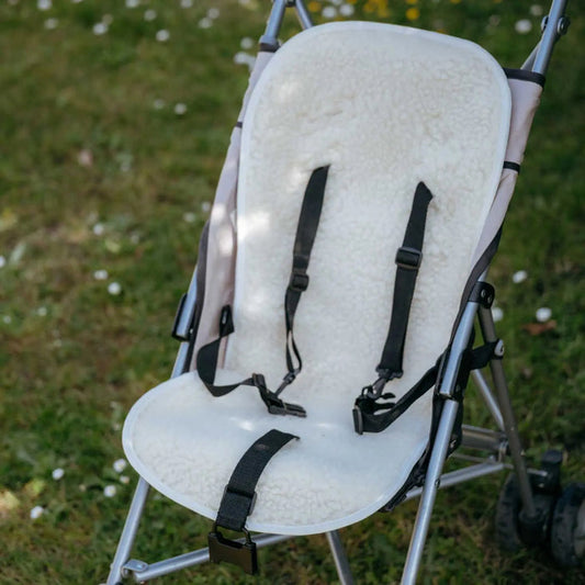 Assise pour poussette & siège auto en laine Sassoupi