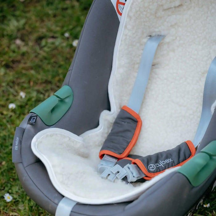 Assise pour poussette & siège auto en laine Sassoupi