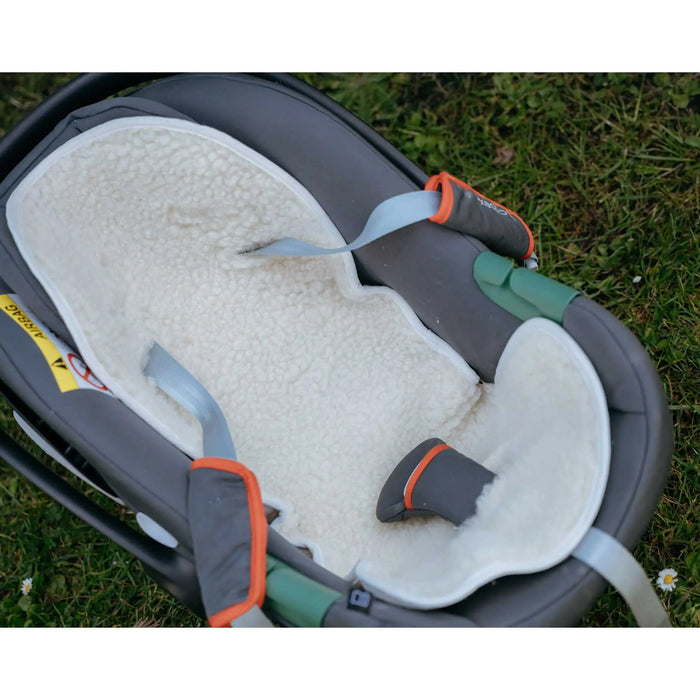 Assise pour poussette & siège auto en laine Sassoupi
