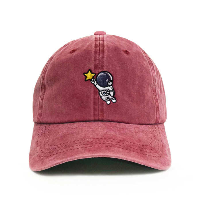 astronaut embroidered hat dad hat funny hats 6 panel hat gifts for dads dad brand