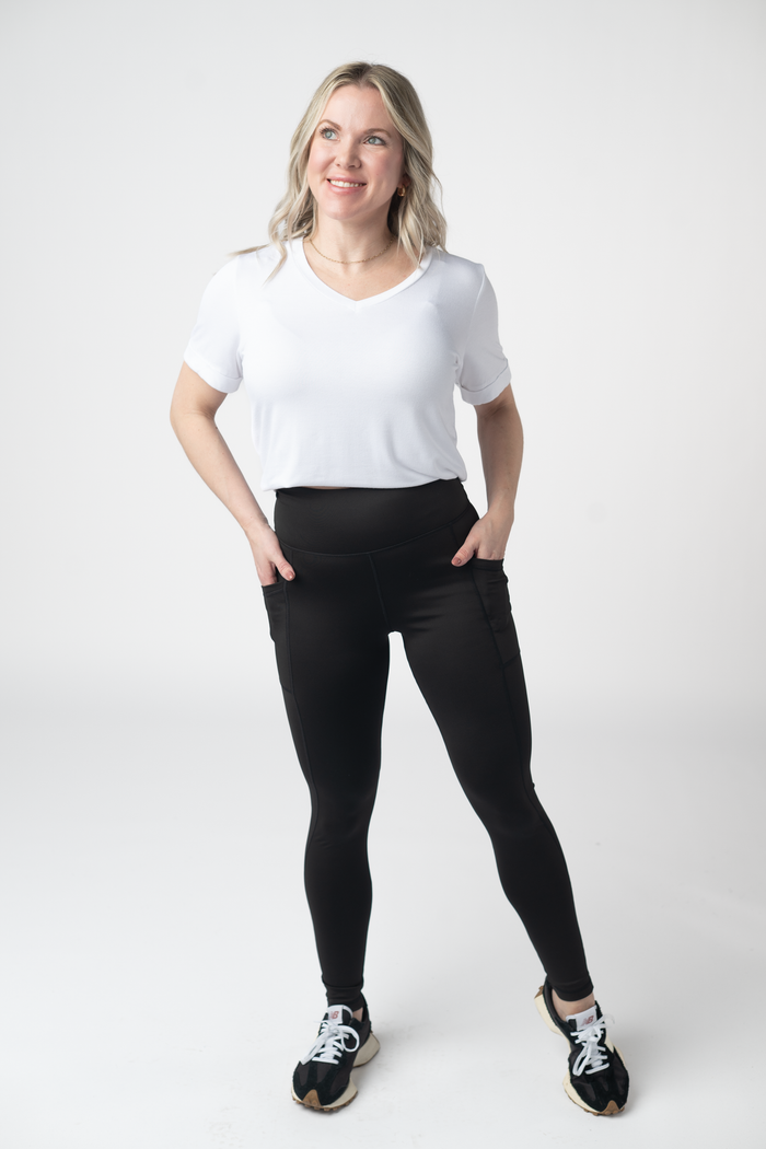 Athleisure Leggings - Black