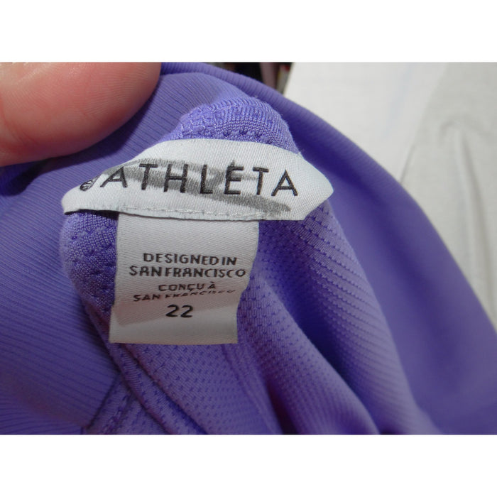 Athleta Purple Activewear Skort with Built in Shorts and Pockets Plus Size 222