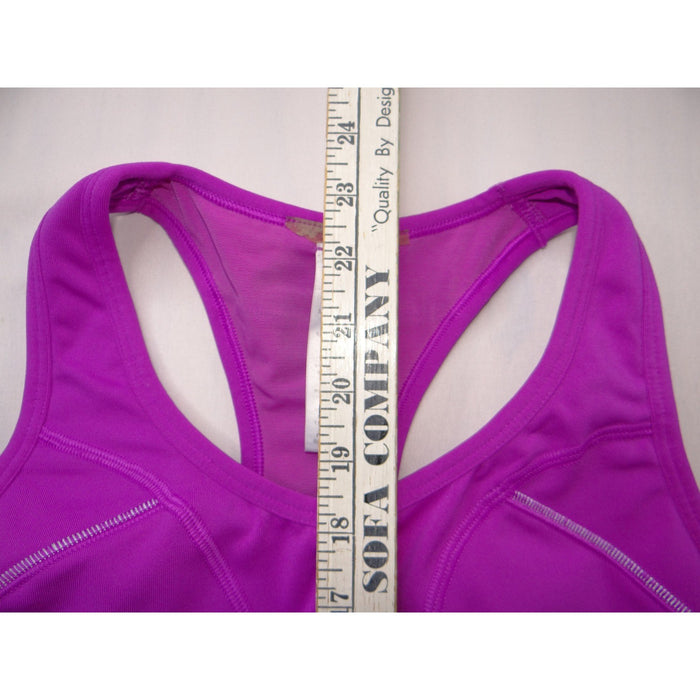 Athleta Womens Purple Racerback Workout Tank Top Built in Bra Style 819383 Small5