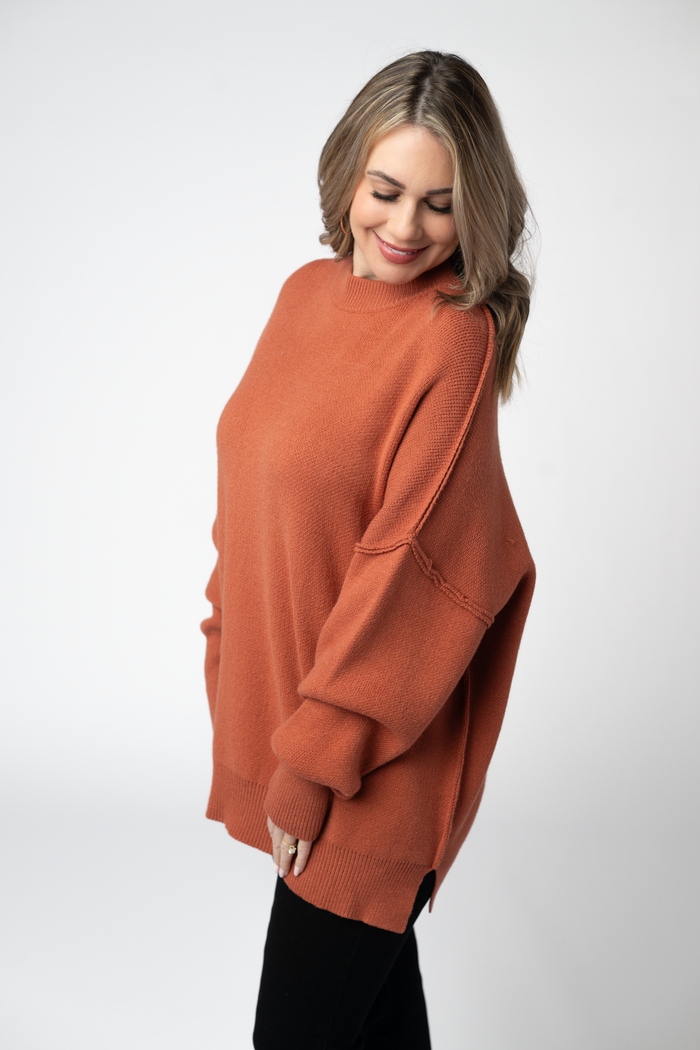 Aurora Cozy Sweater - Pumpkin Spice