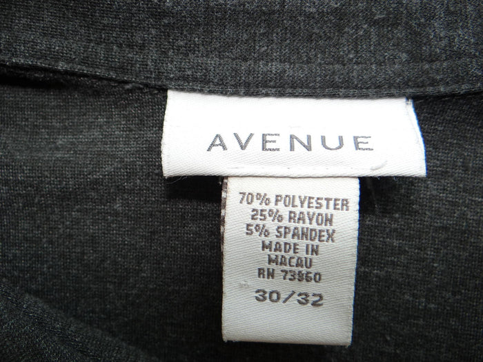 Avenue Men's Gray Button Up Outerwear Jacket Size 30/322