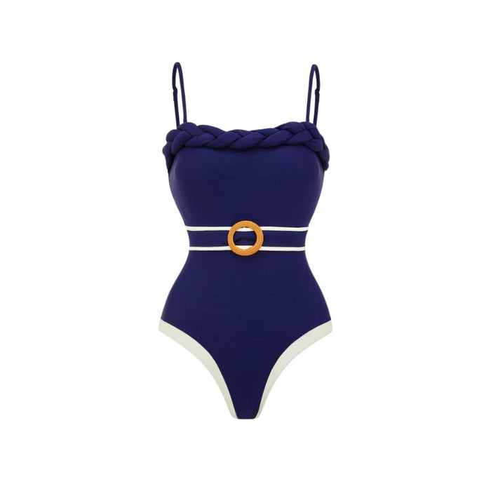 Azure Tube Swimsuit - Blue