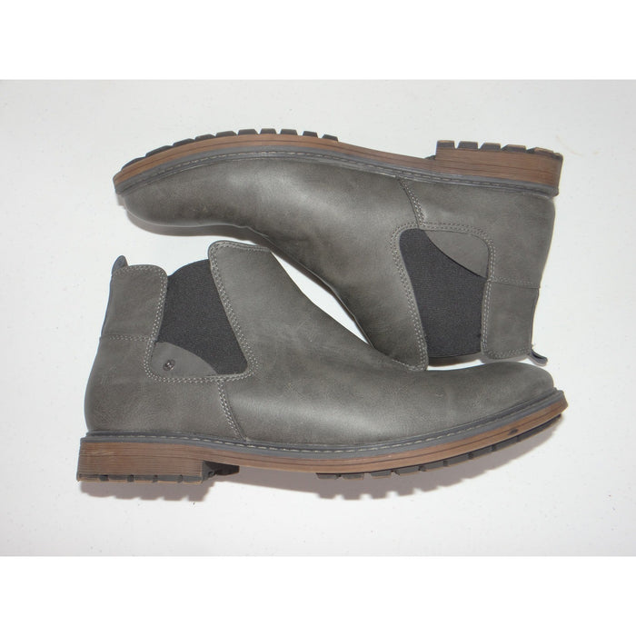 B 52 by Bullboxer Mens Grey Chelsea Boots Lug Sole Ankle Boot US 13 EU 461