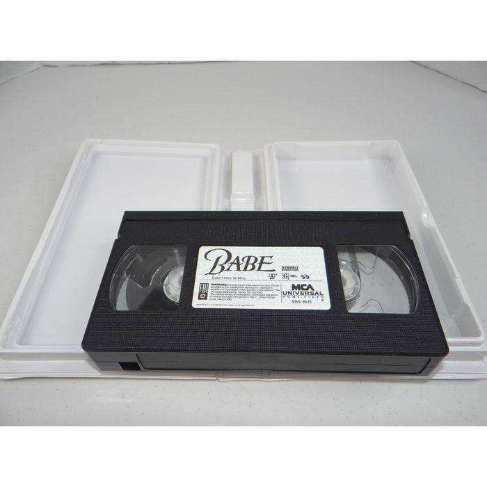 Babe VHS 1995 Movie MCA Universal Home Video 82453 Hi Fi Stereo G Clamshell3