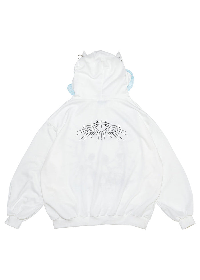 Baby Punk Angel Punk Oversized Hoodie