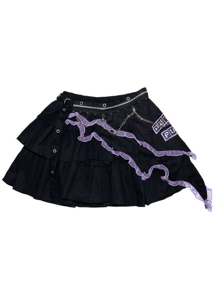 Baby Punk Devil Punk Ruffle Skirt