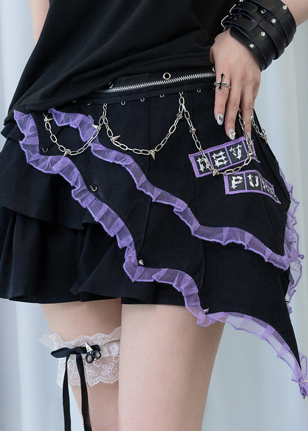 Baby Punk Devil Punk Ruffle Skirt