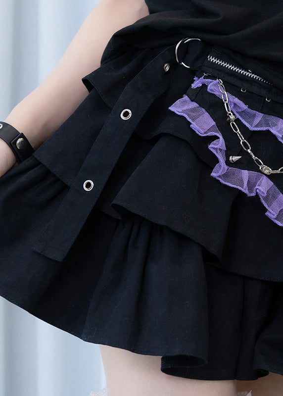 Baby Punk Devil Punk Ruffle Skirt
