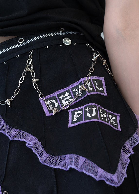 Baby Punk Devil Punk Ruffle Skirt