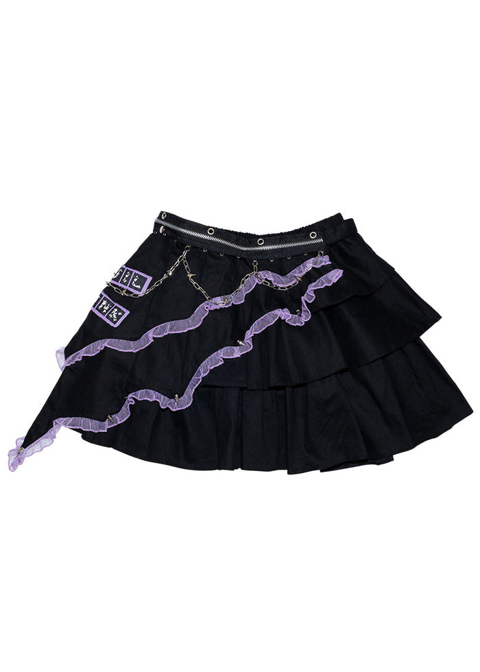 Baby Punk Devil Punk Ruffle Skirt