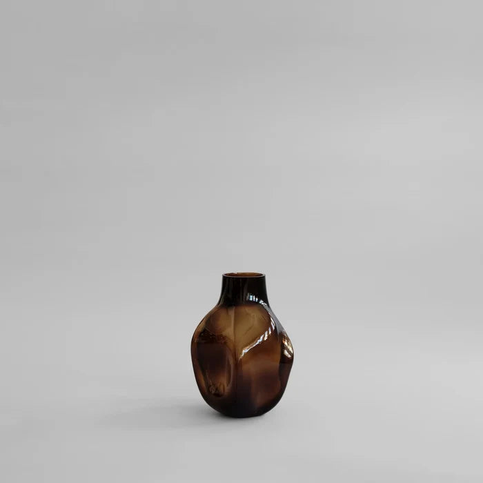 BAKKU VASE, MEDIO - SMOKED FOREST