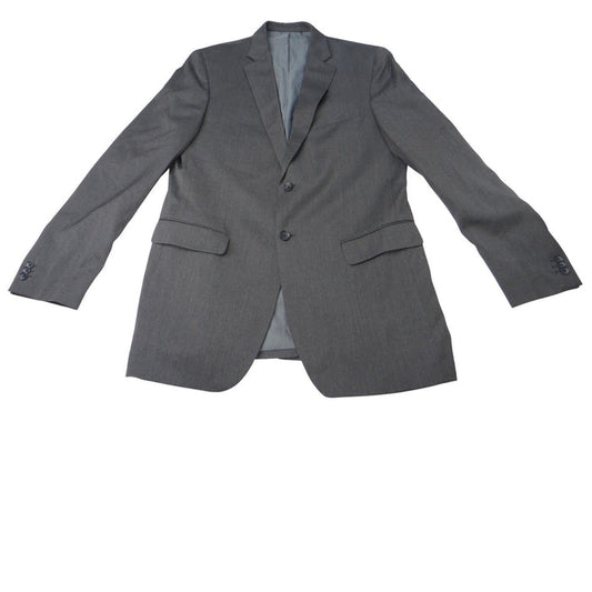 Banana Republic Modern Fit 42L Charcoal Grey Wool Blend Suit Jacket Blazer0