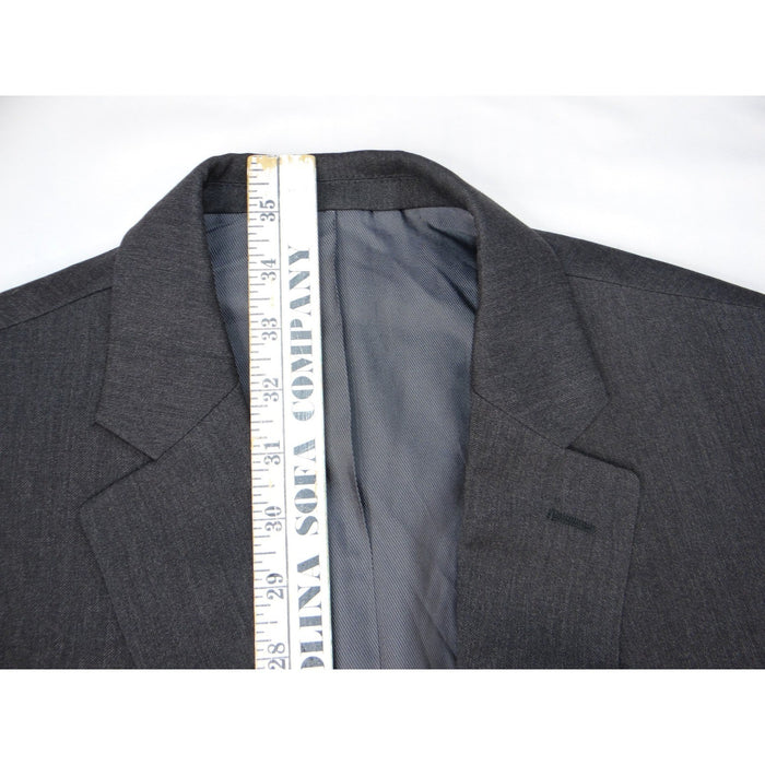 Banana Republic Modern Fit 42L Charcoal Grey Wool Blend Suit Jacket Blazer1