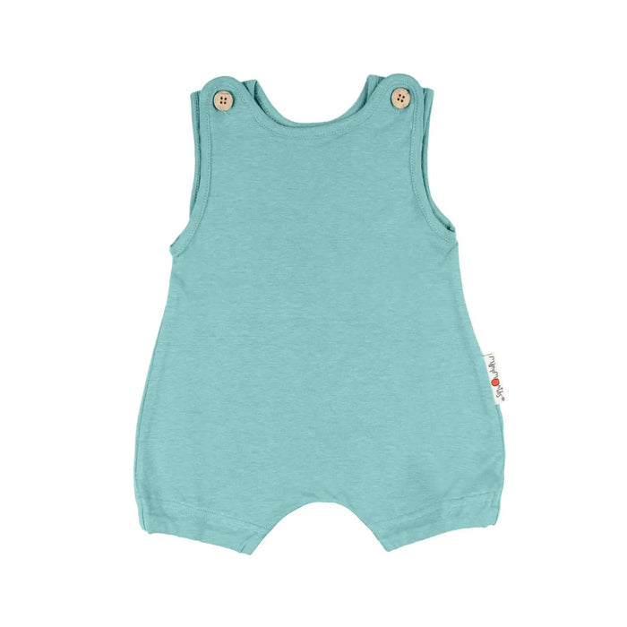 Barboteuse bébé évolutive en chanvre & coton bio Manymonths - Sea Glass