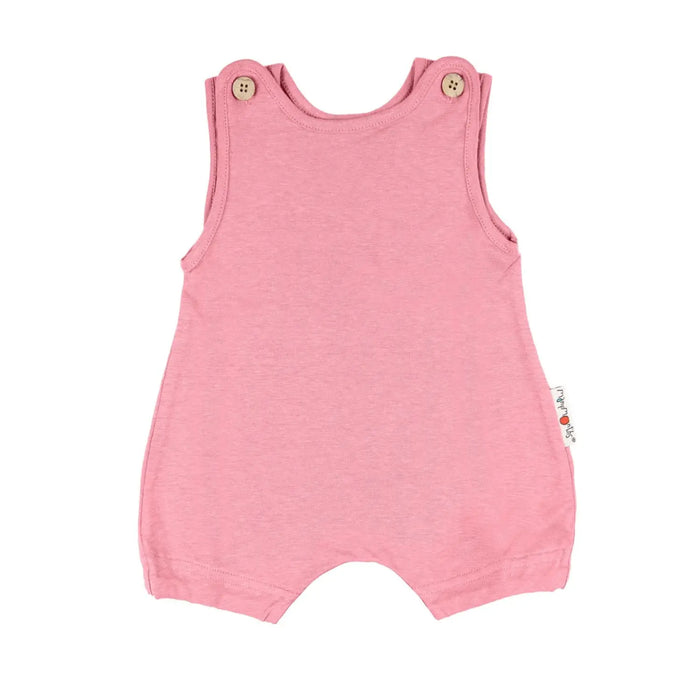 Barboteuse bébé évolutive en chanvre & coton bio Manymonths - Strawberry Milk