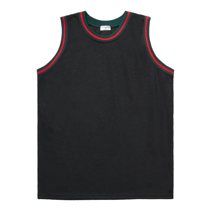 Basketball Jersey - Black / Green / Red