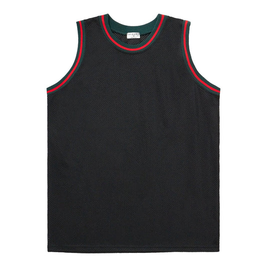 Basketball Jersey - Black / Green / Red