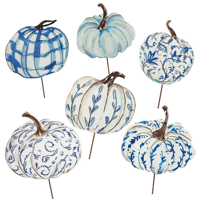 Beck’s Blue & White Pumpkins