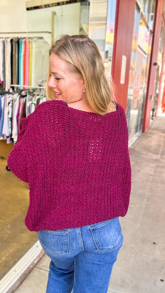 Berry Beautiful Sweater