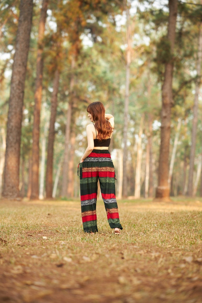 Big Striped Harem pants - Lannaclothesdesign Shop