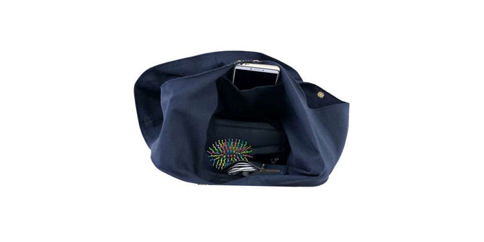 Black and Grey Sling Handbag - Lannaclothesdesign Shop