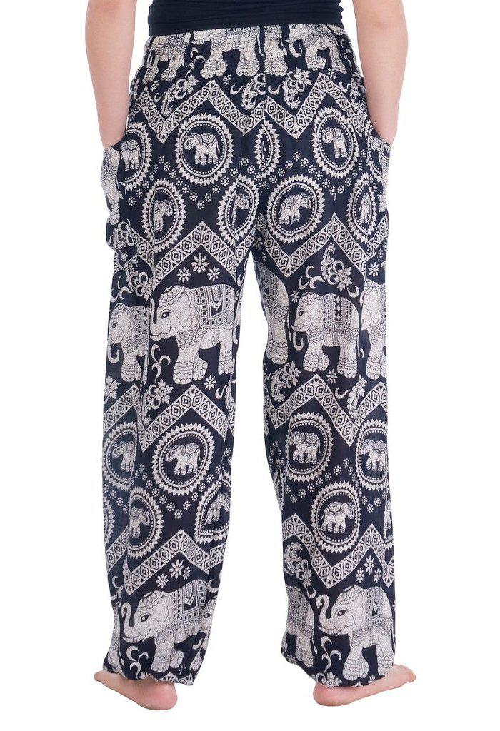 Black Elephant Harem Pants - Lannaclothesdesign Shop