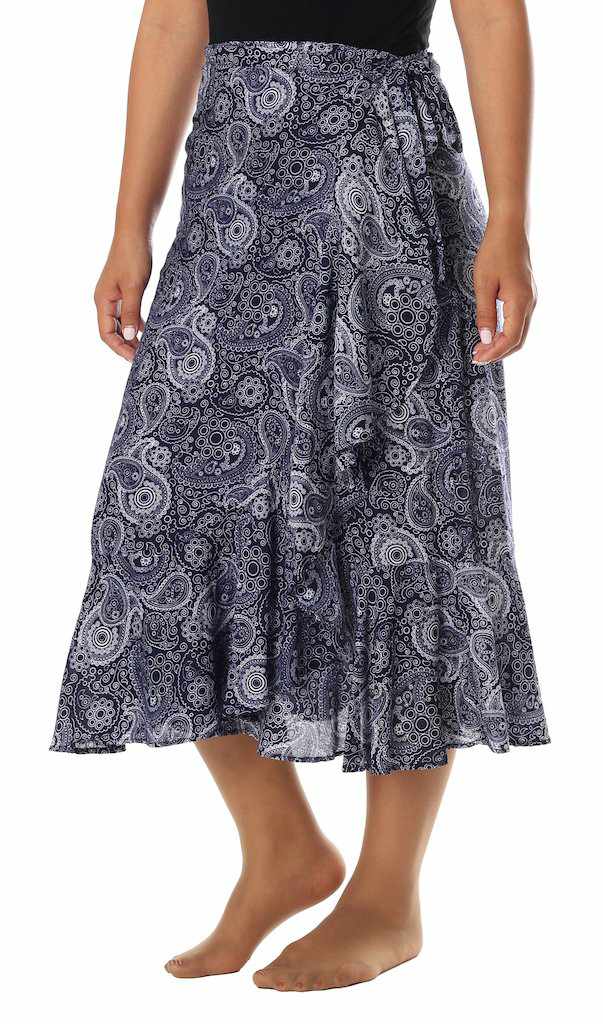 BLACK MIDI BOHO SKIRT - Lannaclothesdesign Shop