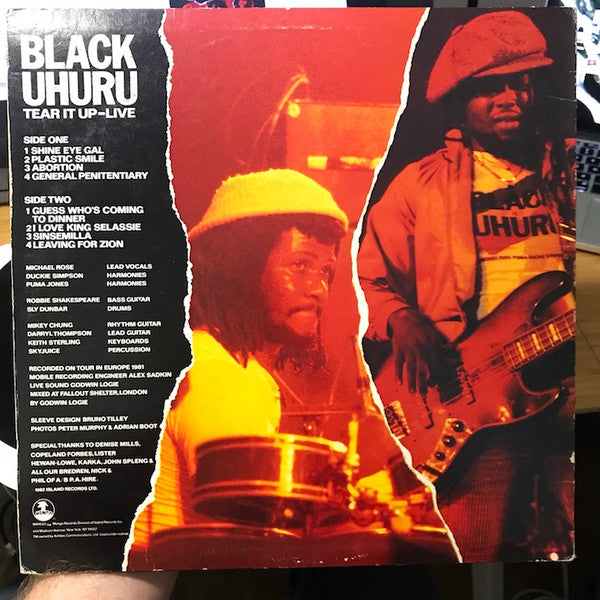Black Uhuru - Tear It Up - Live (1982 US Press)