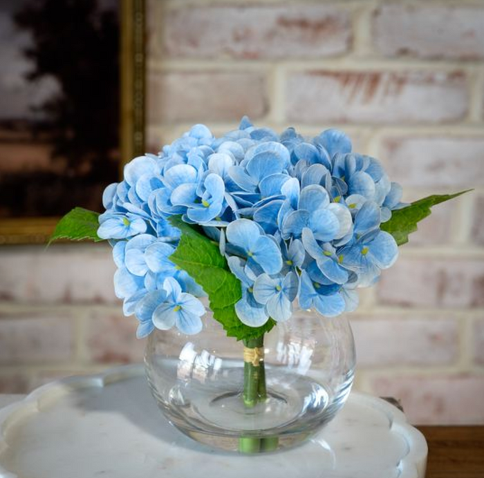 Blue Hydrangea in Vase