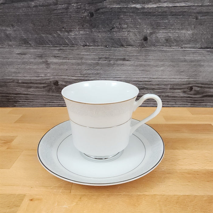 Bluedale 3 Tea Cup & Saucer Set Coffee Mug Ceramic Blue Flowers Fine China Japan