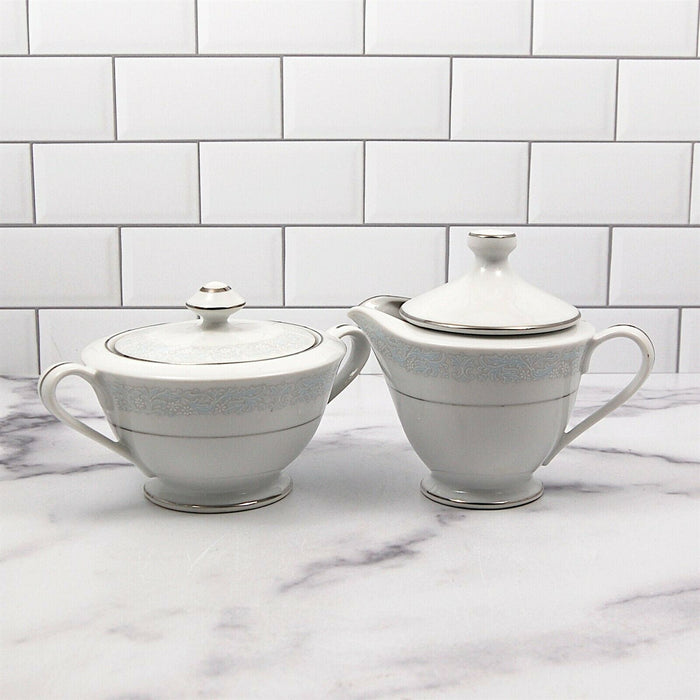 Bluedale by Fine China of Japan Cream and Sugar Set Dinnerware 3074