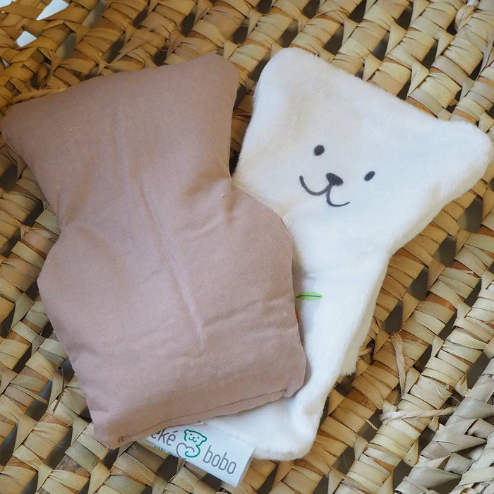 Bouillotte ourson thérapeutique Béké-Bobo - Cerf - Lilinappy