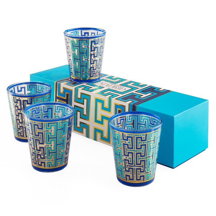 BOXED MADRID GLASSWARE - SET OF 4