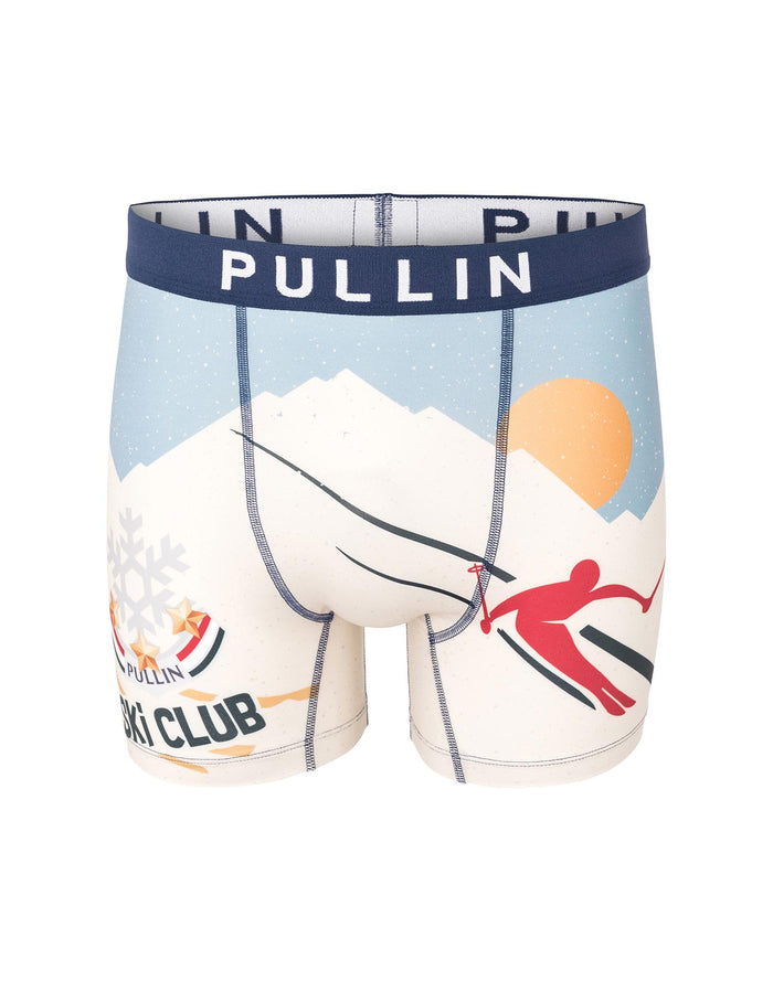 boxer homme imprimé boxer long 3etoile PULLIN en lycra
