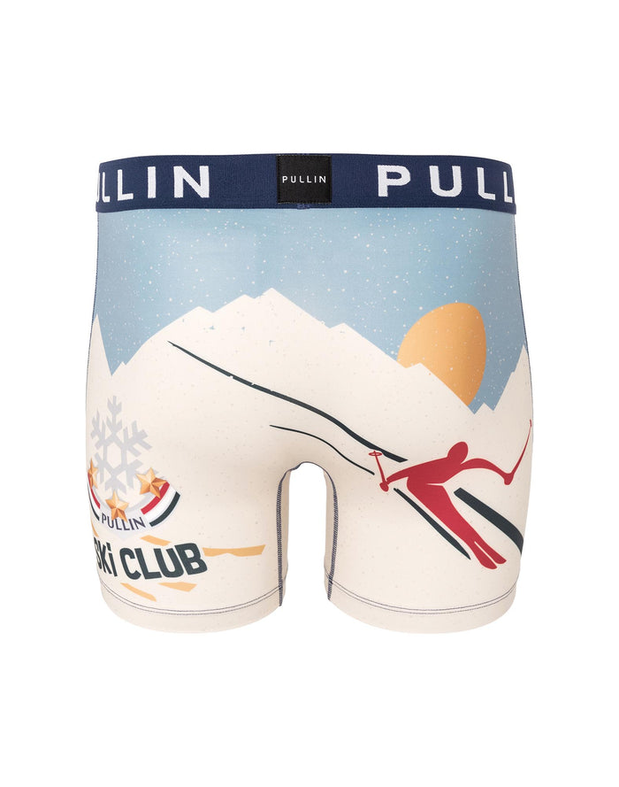 boxer homme imprimé boxer long 3etoile PULLIN en lycra
