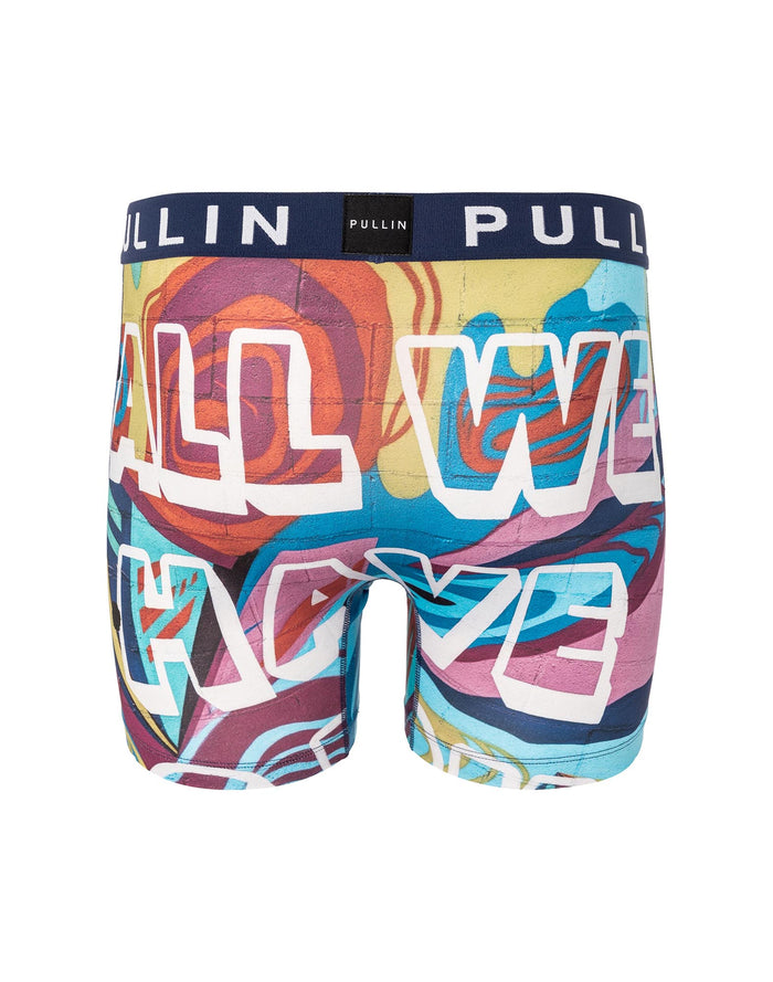 boxer homme imprimé boxer long allwehave PULLIN en lycra
