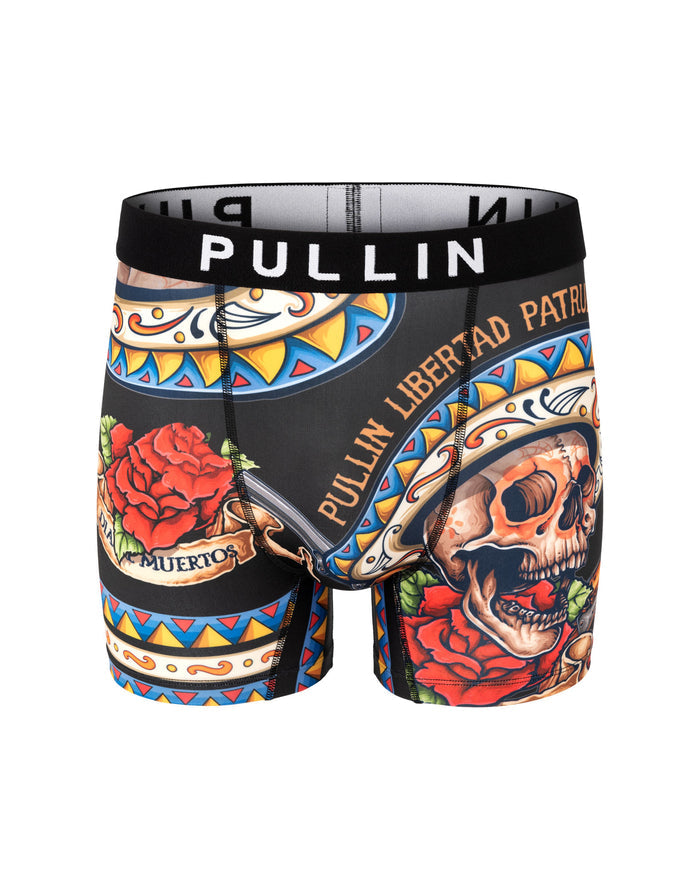 boxer homme imprimé boxer long patrulla PULLIN en lycra