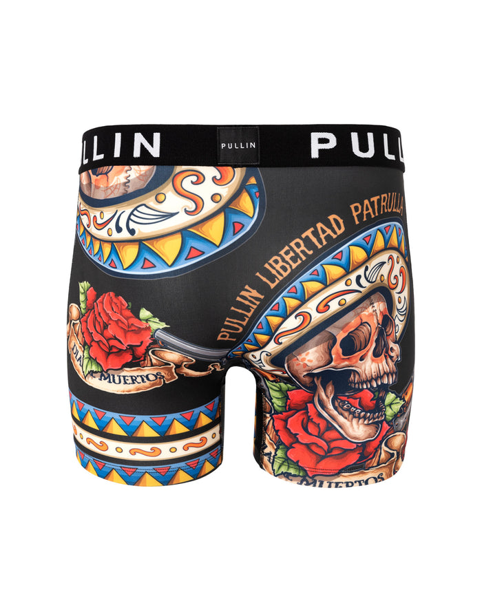 boxer homme imprimé boxer long patrulla PULLIN en lycra