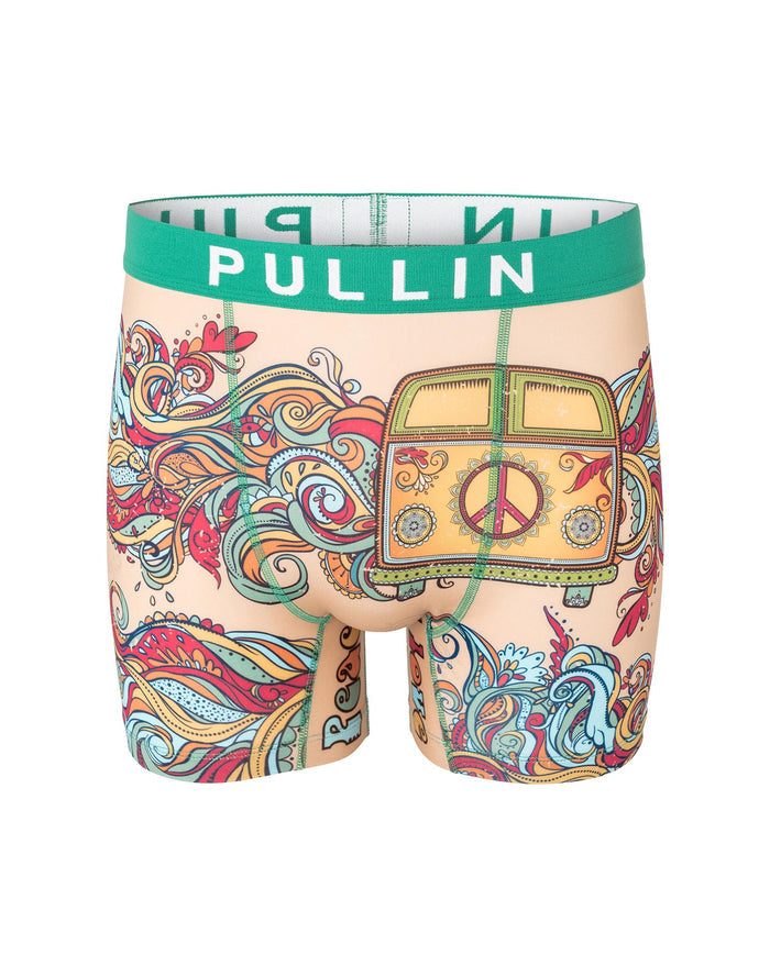 boxer homme imprimé boxer long peacevan PULLIN en lycra