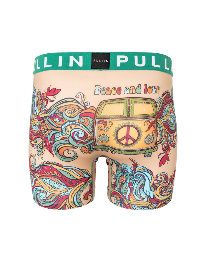 boxer homme imprimé boxer long peacevan PULLIN en lycra